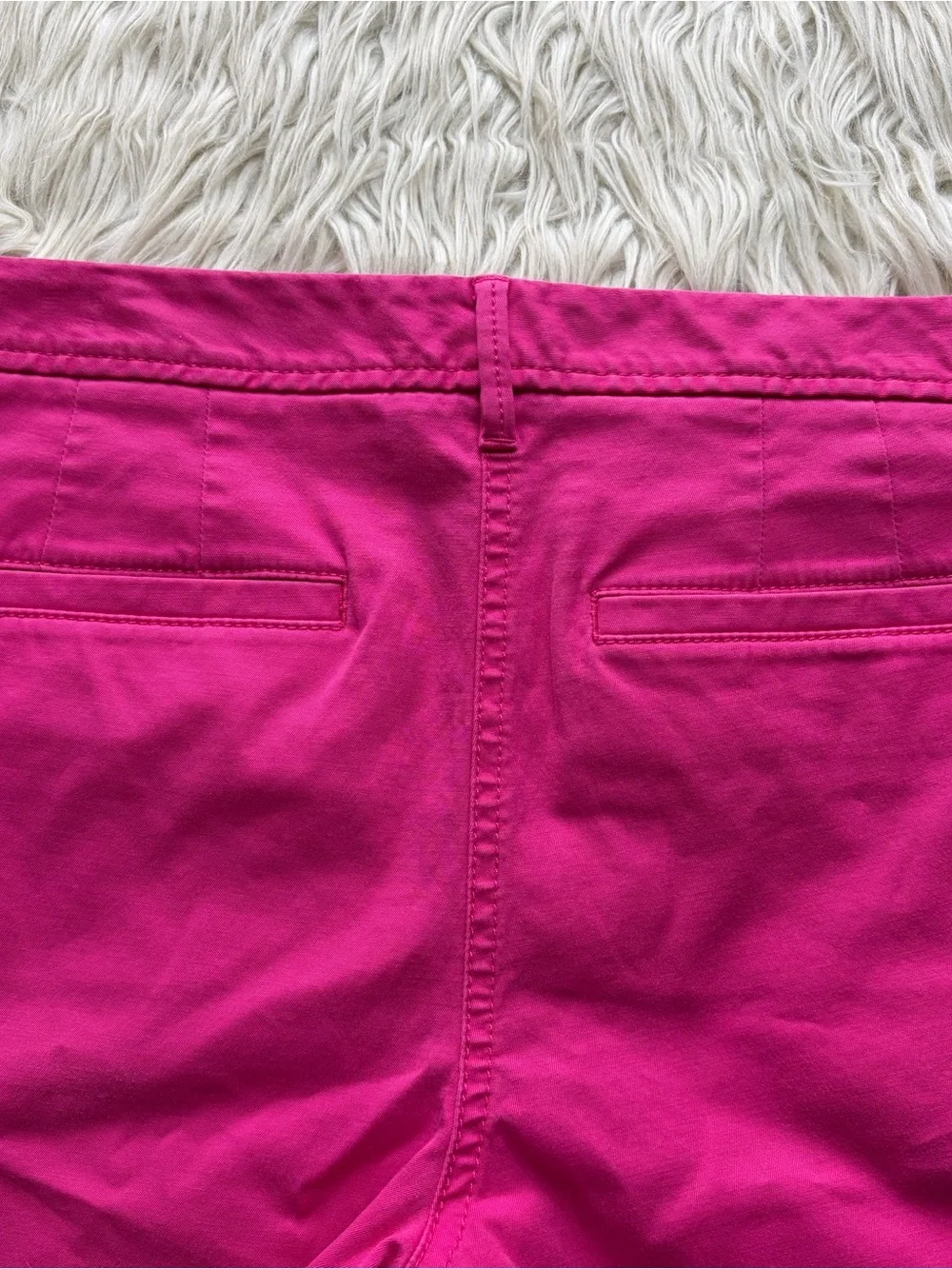 Talbots Girlfriend Chino Shorts Pink Women’s Size 6 Stretch Casual Cotton Blend